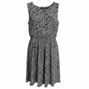 Alfani Black And White Dress 100% Polyester